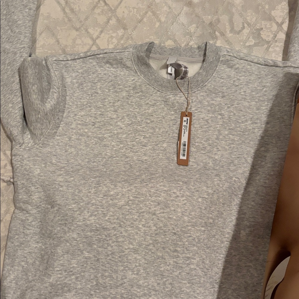 SKIMS Auth Gray Sweatshirt and Sweatpants Set NWT - Picture 2 of 8